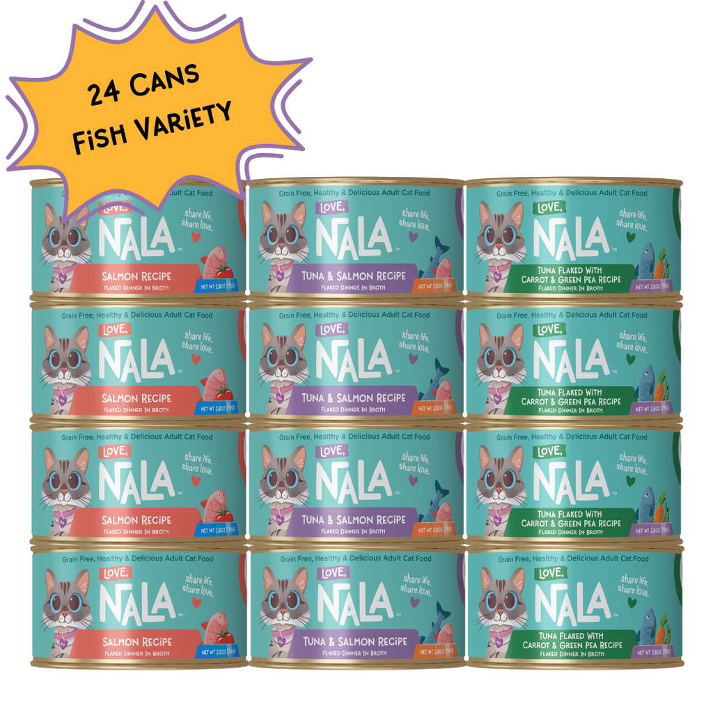 Love, Nala 24 cans fish variety