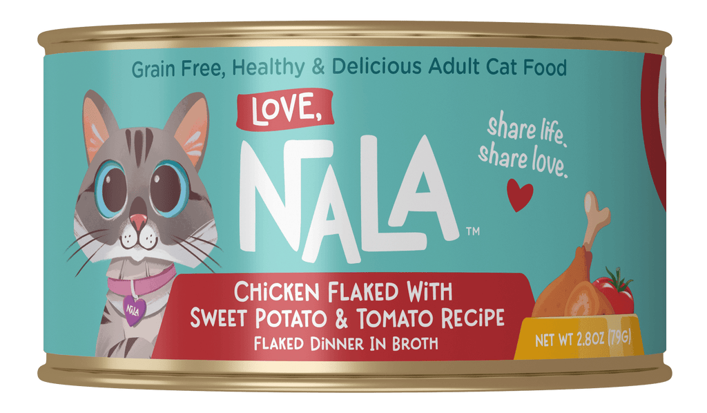 Love, Nala chicken flaked with sweet potato and tomato recipe