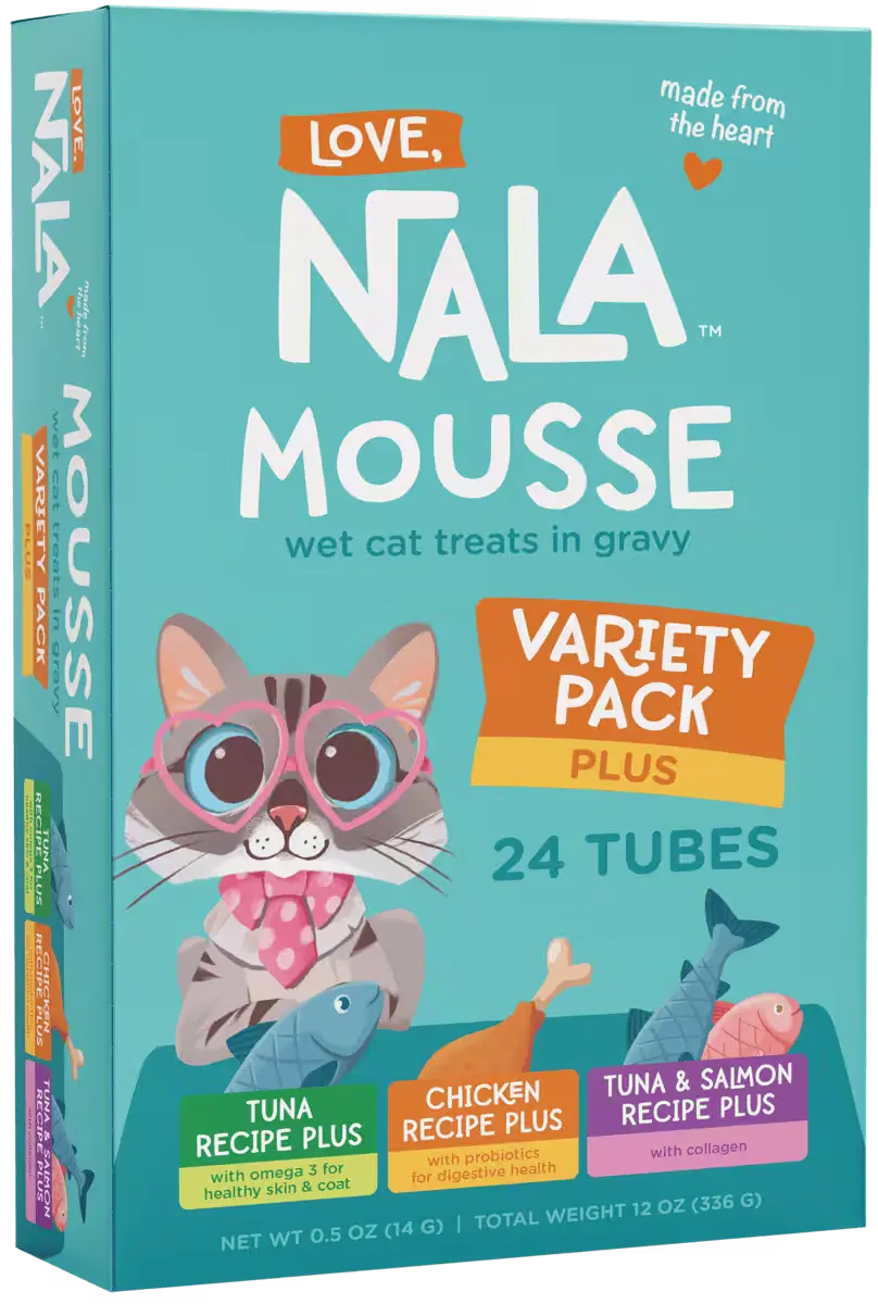 Love, Nala mousse variety pack plus 24 tubes