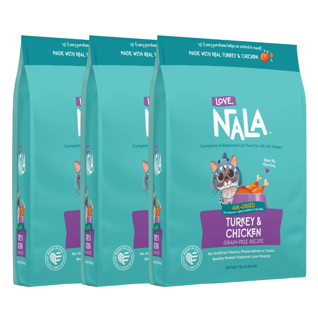 Love Nala Turkey & Chicken Grain Free Air-Dried Adult Cat Food