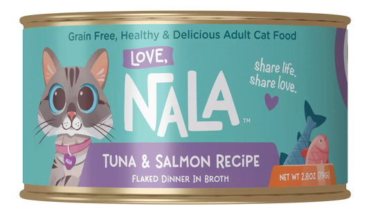 Tuna & Salmon Recipe Flaked Dinner In Broth Adult Cat Food, 2.8-oz, Case of 12