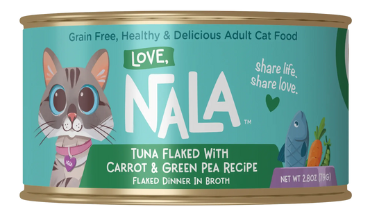 Tuna Flaked With Carrot & Green Pea Recipe Dinner In Broth Adult Cat Food, 2.8-oz, Case of 12