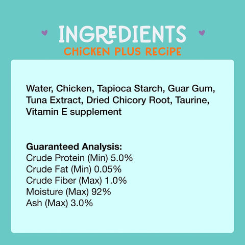 A teal promotional graphic with white text reading 'CRAFTED WITH CARE' and six feature callouts about high-quality animal protein, superior nutrition, proven excellence, pure and natural ingredients, and pride in being made in the USA. A small American flag icon appears in the lower right.