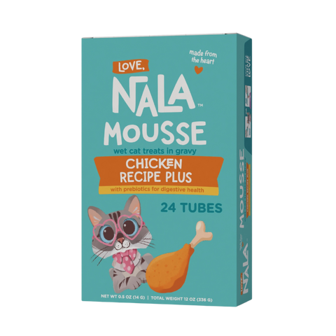 Pack of 24 Tubes Chicken Mousse Treats Plus recipes