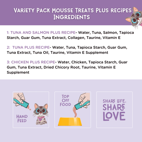 variety pack mousse treat recipe ingredients